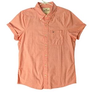 Hollister Men's Coral Casual Shirt